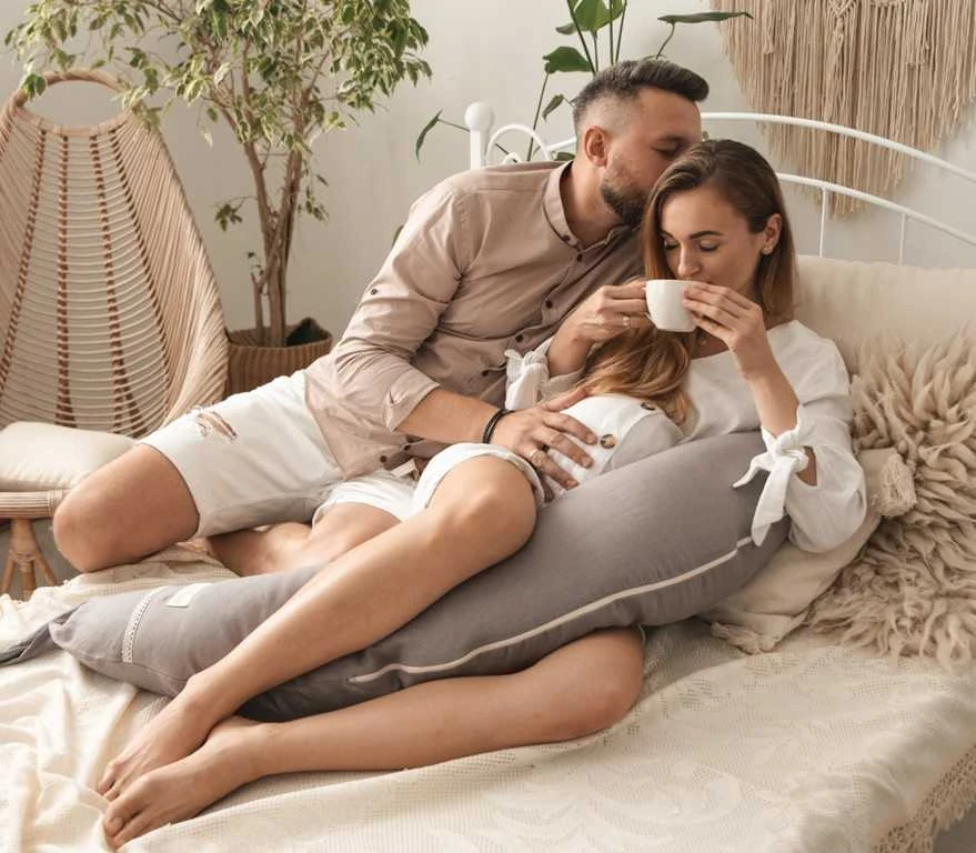 Multitex RELAX LINEN pozicionavimo pagalvė, 190 cm ilgio