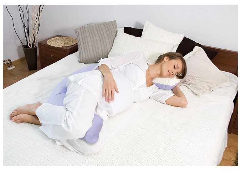 Baby Matex Pozicionavimo pagalvė RELAX iš medvilnės 190 cm marmurinė