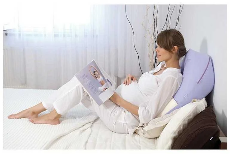 Baby Matex Pozicionavimo pagalvė RELAX iš medvilnės 190 cm marmurinė