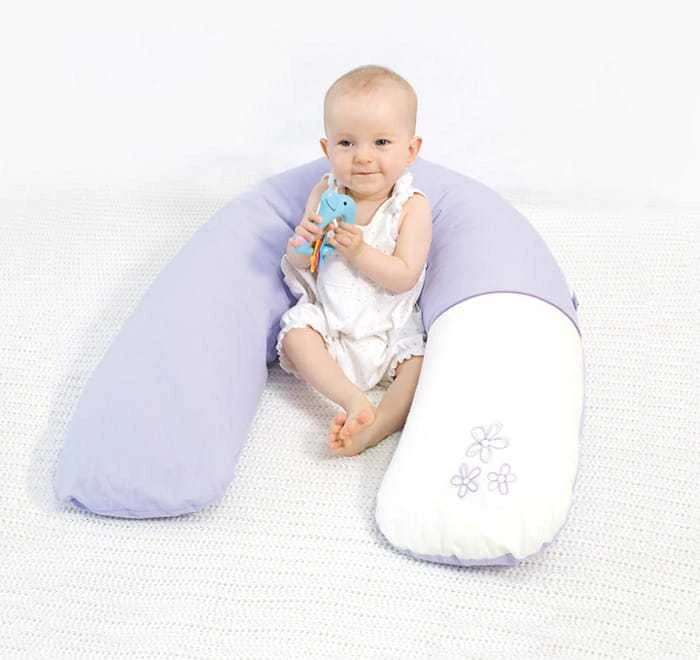 Baby Matex Pozicionavimo pagalvė RELAX iš medvilnės 190 cm marmurinė
