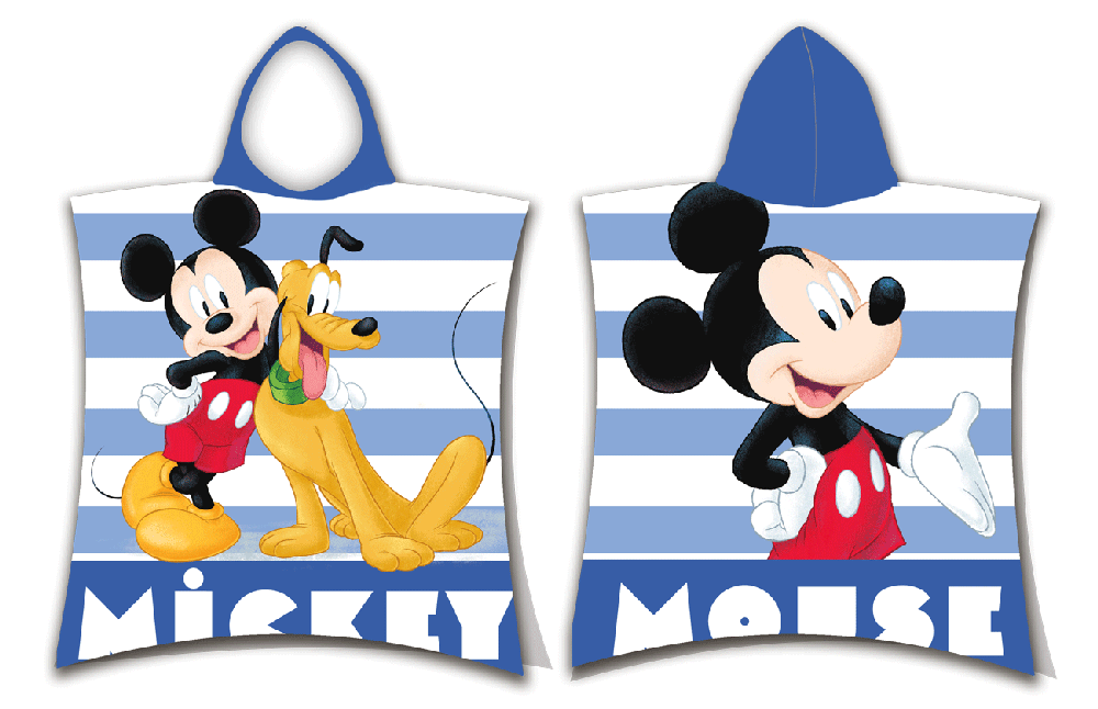 Mickey "Stripe" Vaikiškas rankšluostis-pončas, 50x115 cm