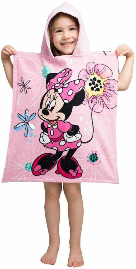 Poncho vaikams 50x115 Myszka Mini ręcznik su kapturem dziecięce August 23