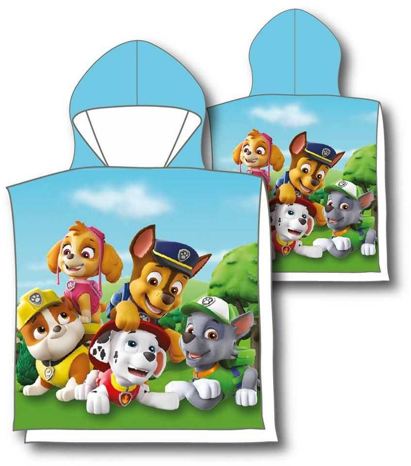 Paw Patrol PP159 Vaikiškas rankšluostis-pončas, 50x115 cm