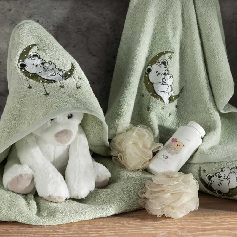 Rankšluostis Eurofirany RE/D/BABY74/MIĘ 60X120 PONCHO 310