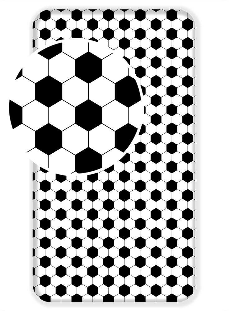 Fotbal Vaikiška paklodė su guma, 90x200+25 cm