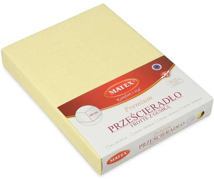 Multitex Paklodė su guma 120 x 200 Frotinis su guma PREMIUM 03