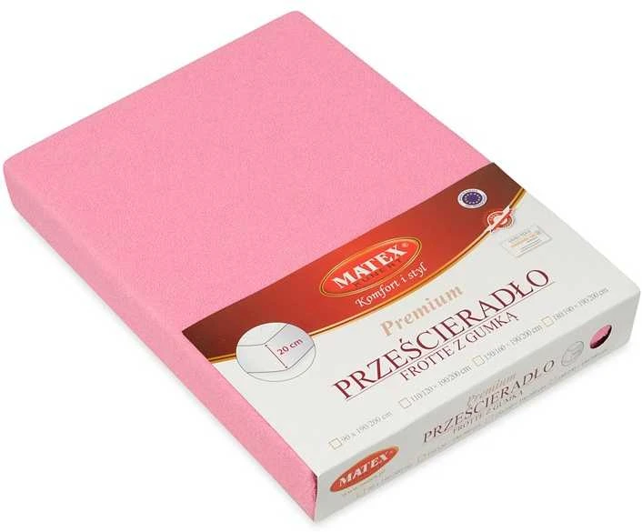 Multitex paklodė su guma 140 x 200 frotinis audinys su elastine juostele 10