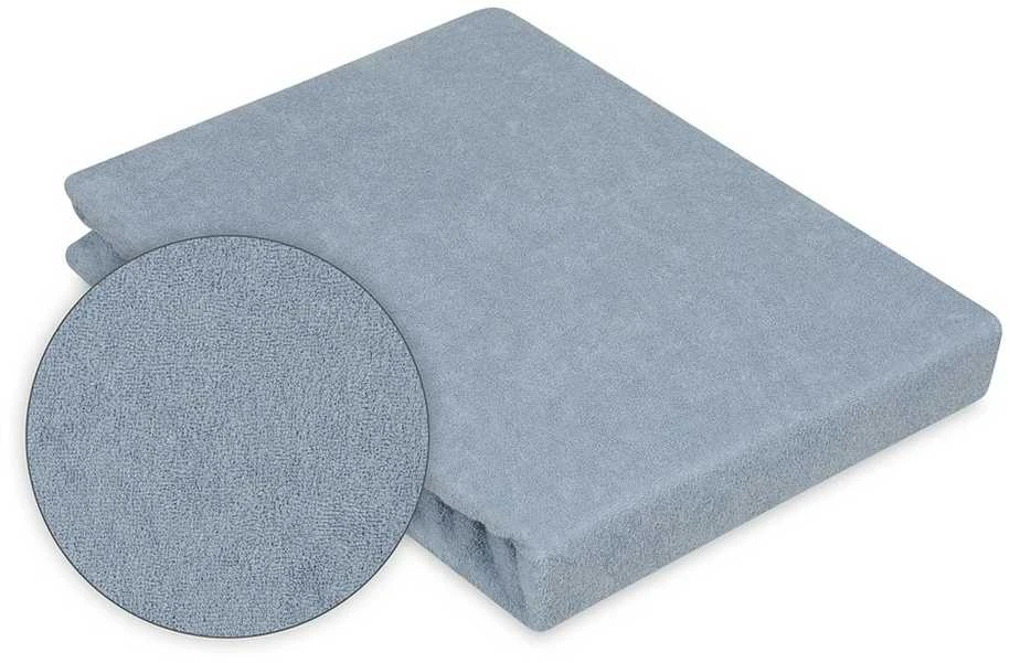 Matex Terry lakštas su guma 150/160x190/200 PREMIUM grafitas - TFPG160-44