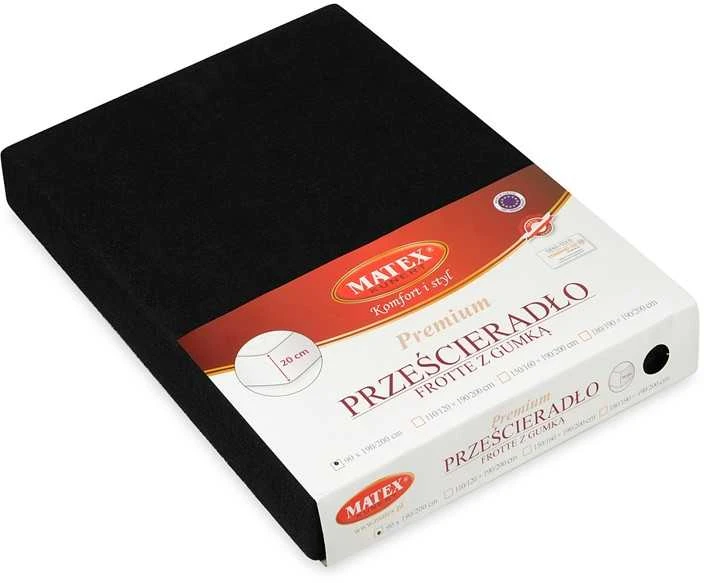 Multitex paklodė su guma 160 x 200 frotinis audinys su elastine juostele 48