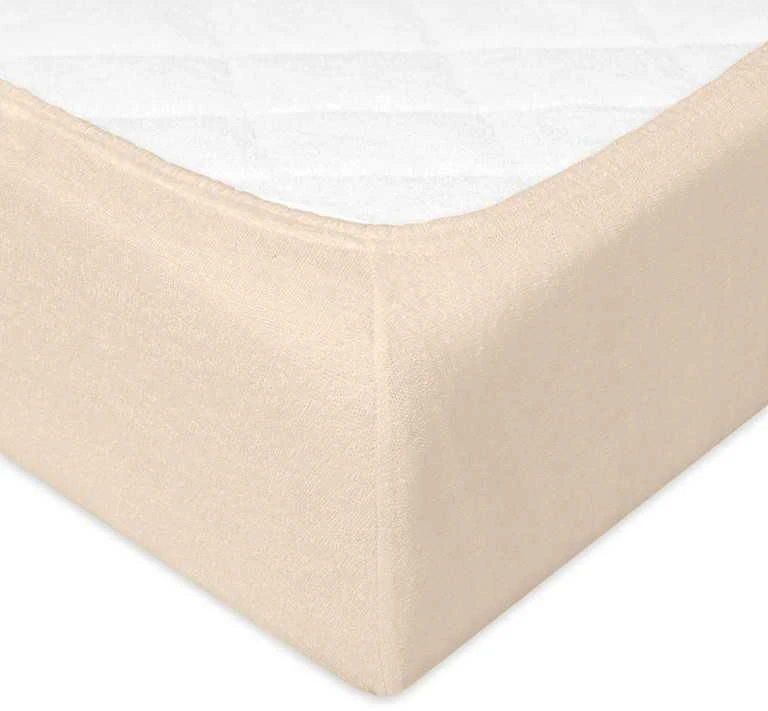 Matex Prześcieradło frotte su gumą 210/220x190/200 PREMIUM Kremas - TPFPG220-15