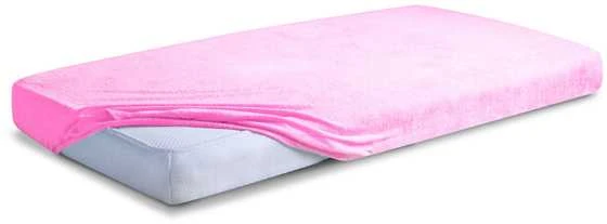 MATEX kilpinė paklodė PREMIUM su elastine juostele 70x140 [TB0026_10] rožinė