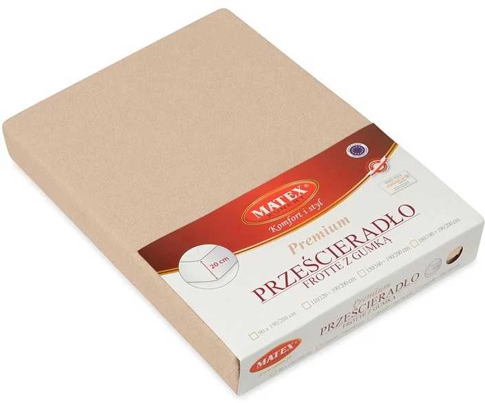 Multitex Paklodė su guma 100 x 200 Terry su guma PREMIUM 16