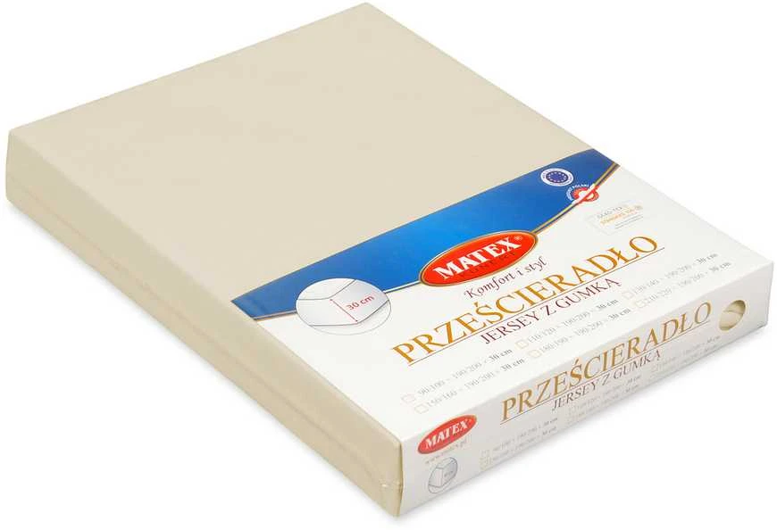 Multitex Jersey paklotas su guma, dydis 180/190x190/200x30 PREM