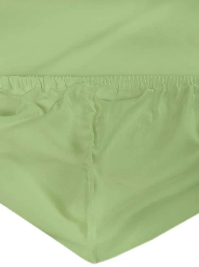 Multitex Džersio paklodė su guma ir likra čiužiniams iki 30 cm, 210/220x190/200 cm, žalia, elastinė juosta, medvilnės mišinys, Oeko Tex sertifikatas, minkšta paklodė miegui