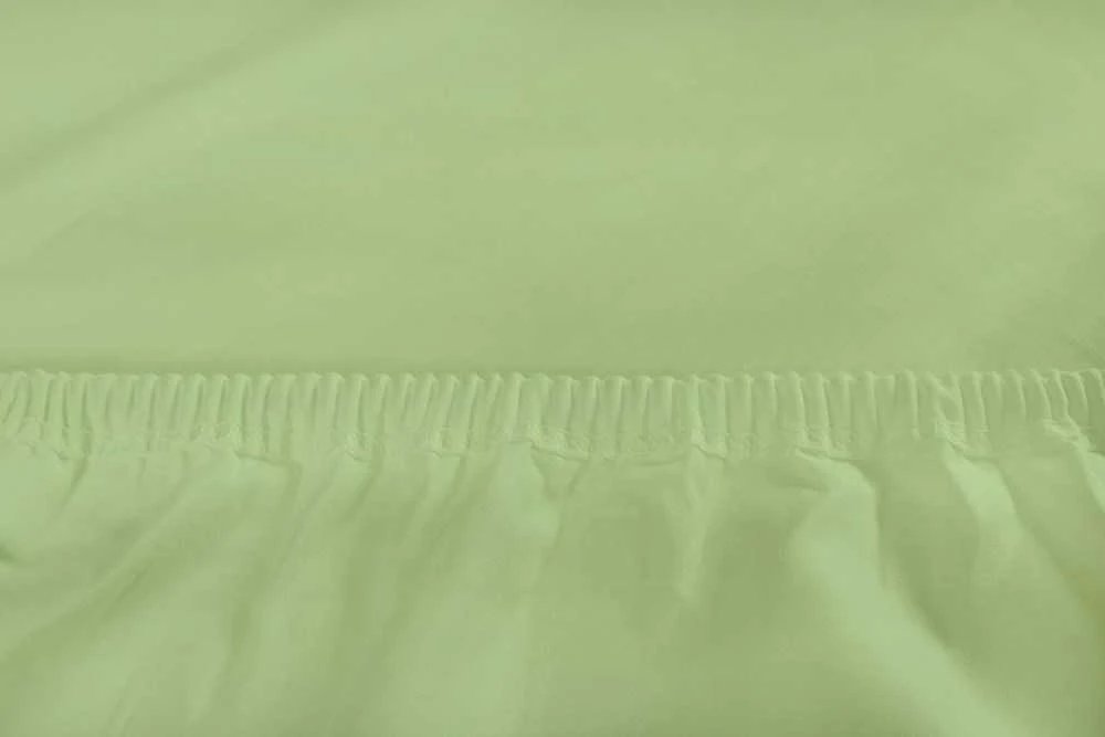 Multitex Džersio paklodė su guma ir likra čiužiniams iki 30 cm, 210/220x190/200 cm, žalia, elastinė juosta, medvilnės mišinys, Oeko Tex sertifikatas, minkšta paklodė miegui