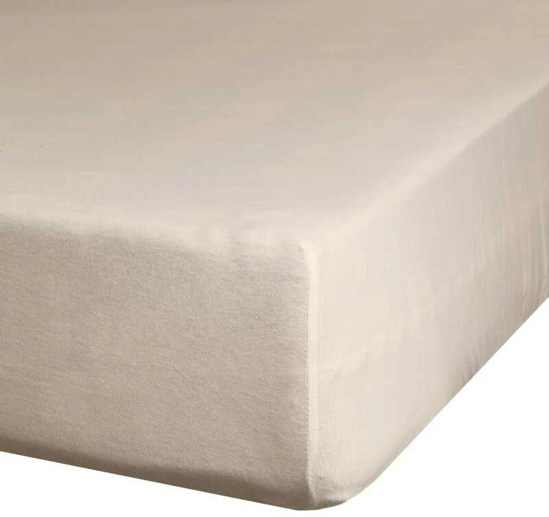 Eurofirany MĖLYNA / G / JERS4 / BEIGE 180X200 + 30CM 190 Paklodė Paklodė