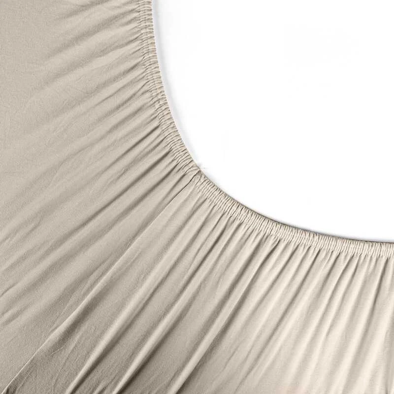 Eurofirany MĖLYNA / G / JERS4 / BEIGE 180X200 + 30CM 190 Paklodė Paklodė