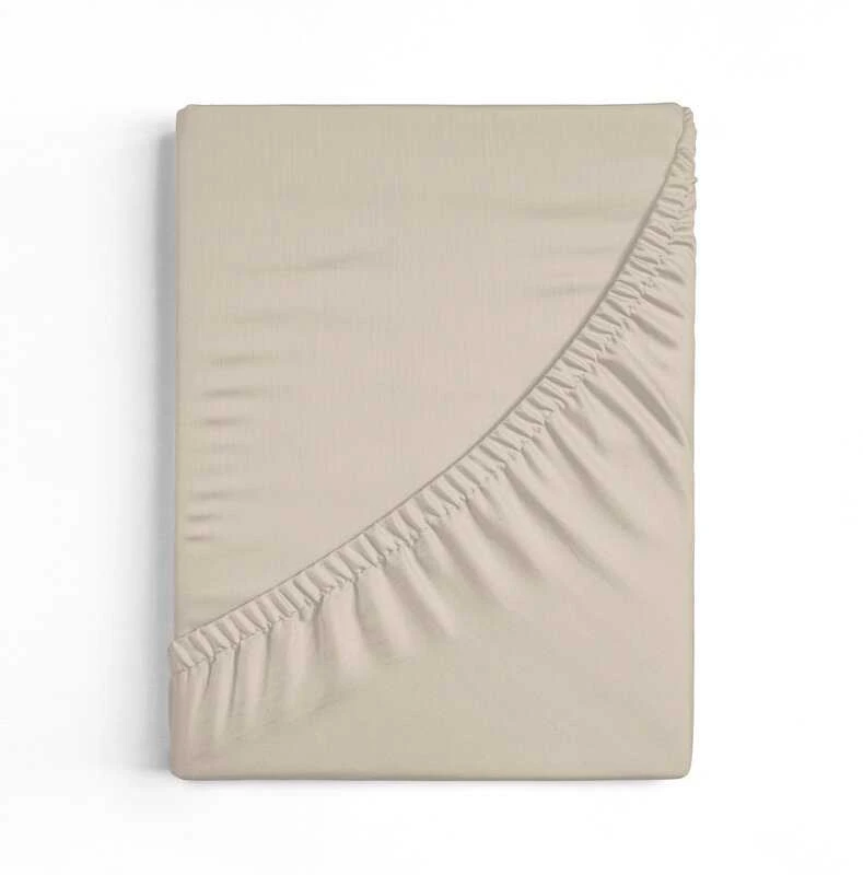 Eurofirany MĖLYNA / G / JERS4 / BEIGE 180X200 + 30CM 190 Paklodė Paklodė