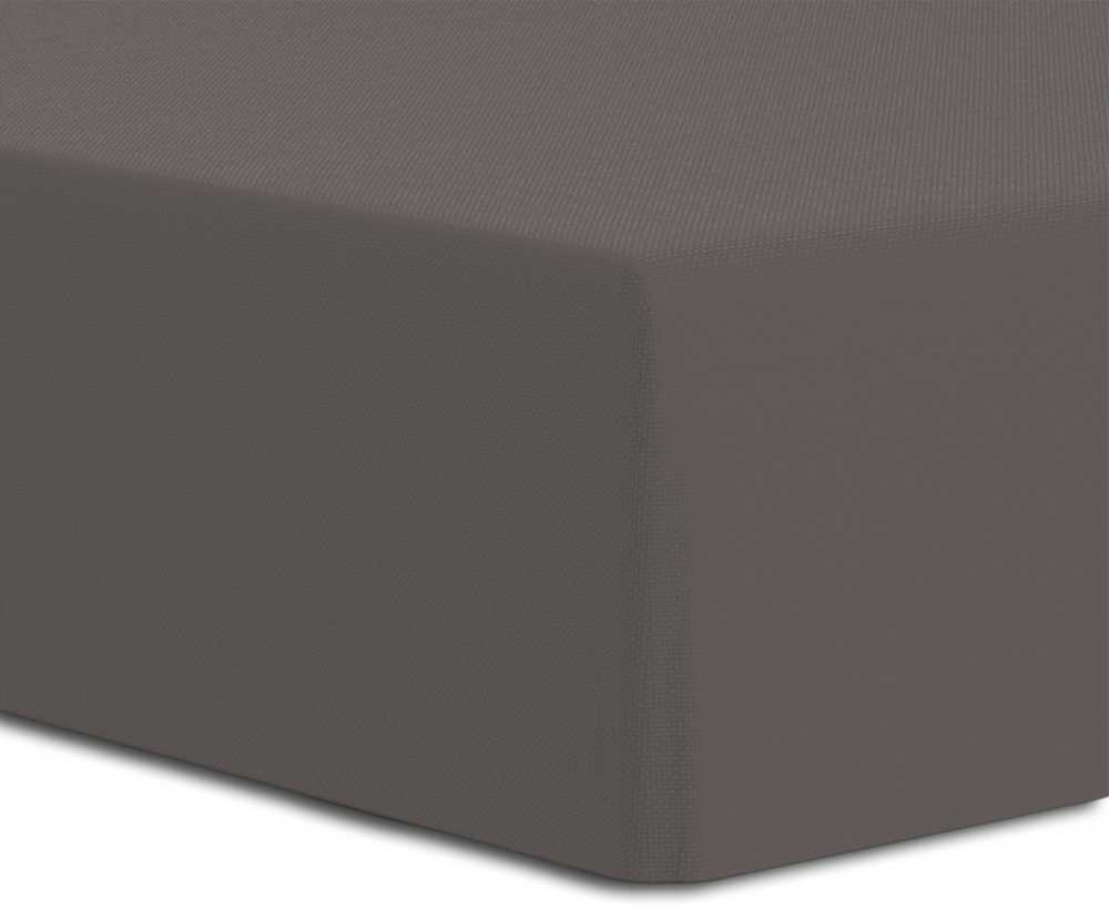 Jersey trikotažo paklodė su guma, čiužiniams iki 25 cm aukščio, 220x200 cm, medvilnės ir elastano mišinys, minkšta ir elastinga, miegamojo tekstilė