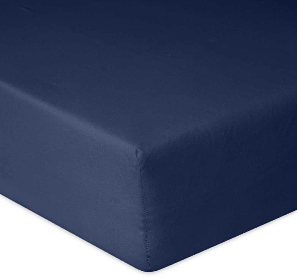 Multitex Prześcieradło jersey su gumką 120x200 tamsiai mėlyna 47 Premium