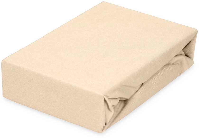 MATEX paklodė su elastine juostele JERSEY 60x120 [TB0027_15] smėlio spalvos