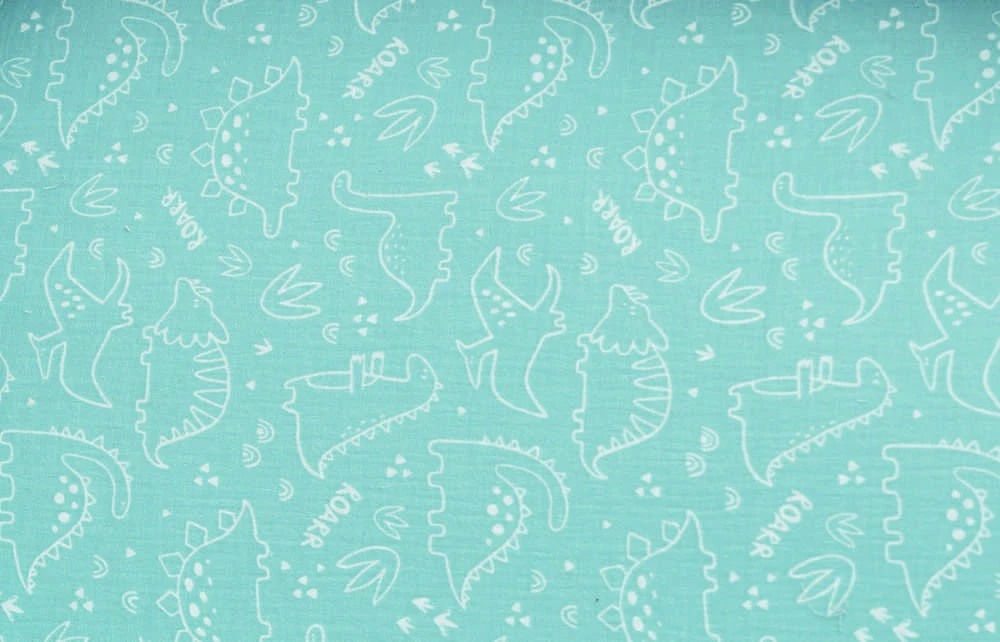 Multitex Daugiasluoksnė paklodė MUSLIN DESIGN su guma 60x120x10