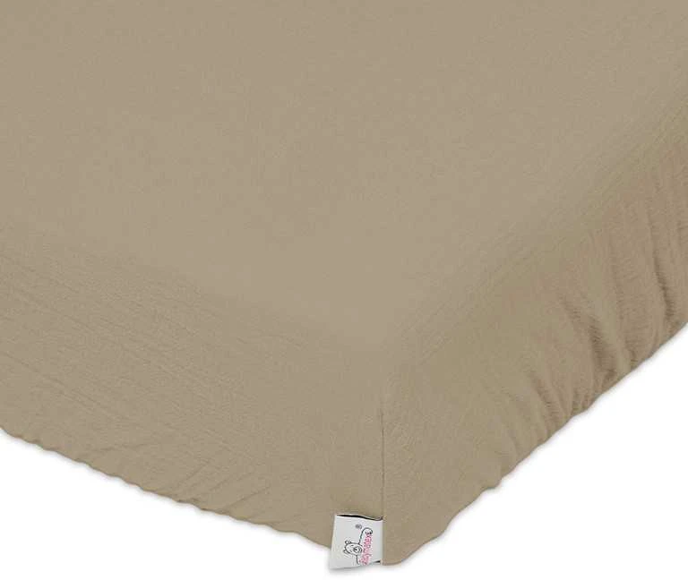Multitex Prześcieradło MUSLIN su gumą dėžutėje 60x120x10
