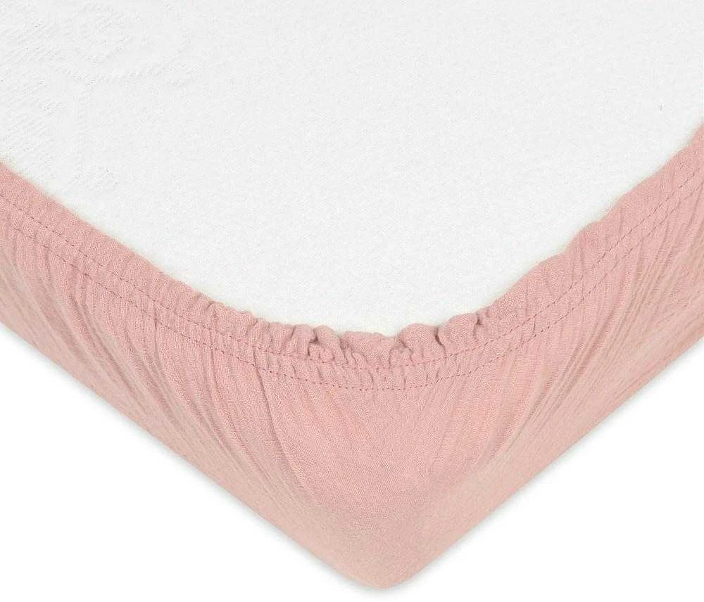 Multitex Muslin paklodė 70x140 pudra rožinė 12 Muslin