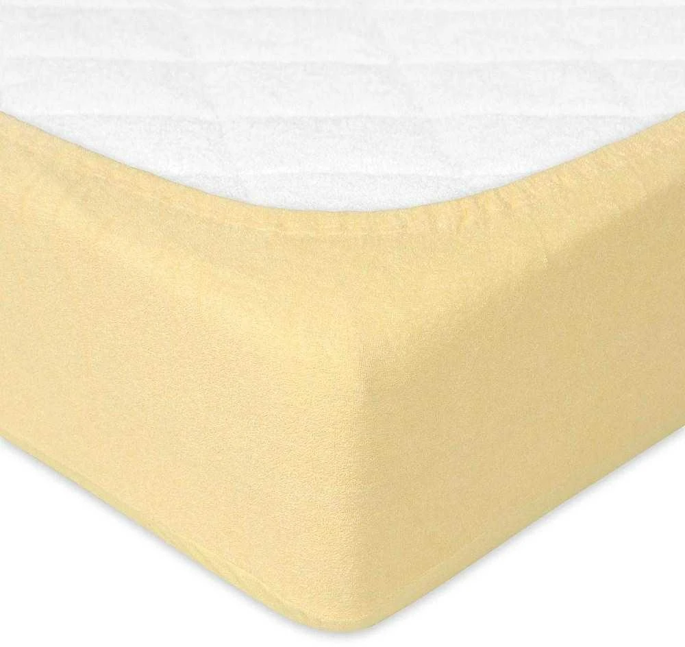 Baby Matex MATEX Neperšlampama paklodė TERRY su elastine juostele 60x120 [TB0023_02] ekri