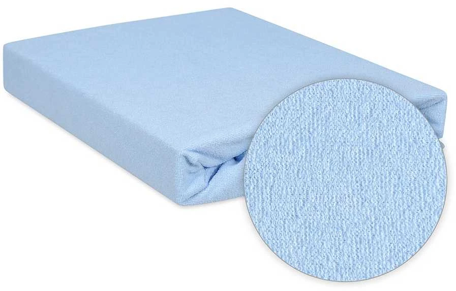 MATEX vandeniui atspari paklodė TERRY su elastine juostele 60x120 [TB0023_24] mėlyna