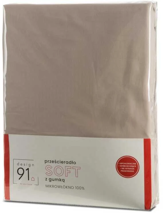 Eurofirany D91/PRZE/SOFT/BE 220X200+30CM 90 Paklodė Paklodė