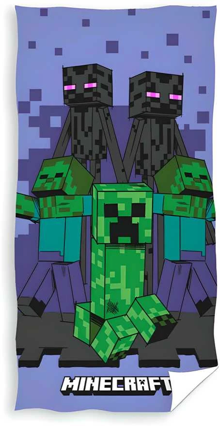 „Minecraft“ vonios rankšluostis 70 x 140 cm