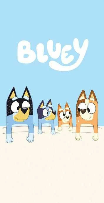 Bluey Vaikiškas rankšluostis, 70x140 cm