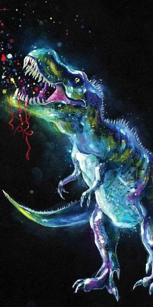 Dinosaur Vaikiškas rankšluostis, 70x140 cm