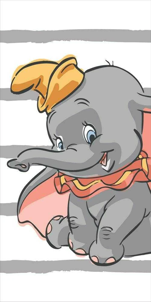 Dumbo "Stripe" Vaikiškas rankšluostis, 70x140 cm