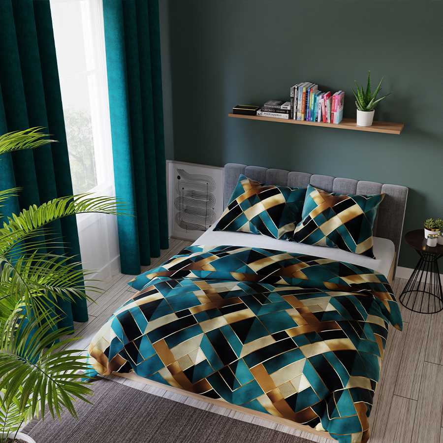 Satininis patalynės komplektas 160x200 cm, medvilninis antklodės užvalkalas, minkšti pagalvės užvalkalai, patogi patalynė, gėlėtas patalynės komplektas, prabangūs satino paklodės