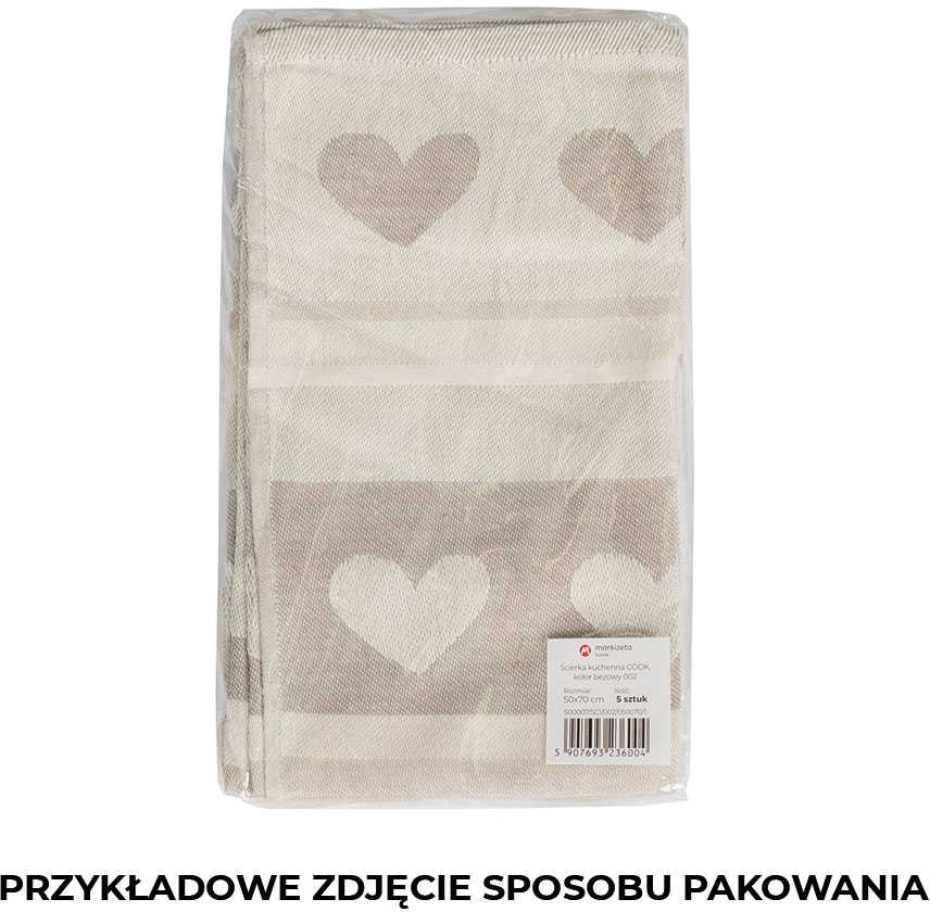 Egipto medvilnės virtuvinis rankšluostis SWEET HOME BEIGE, 50x70 cm
