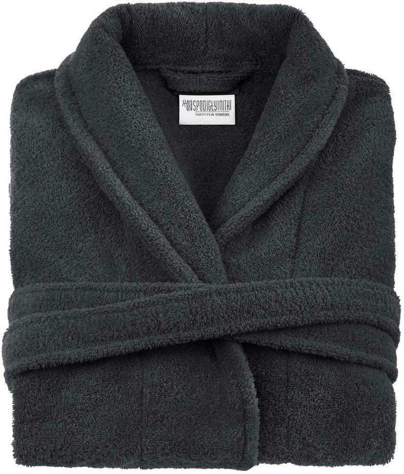 Medvilninis kilpinis chalatas, unisex viešbučio stiliaus chalatas, 450 g/m² tankis, sugeriantis medvilninis chalatas, kelių ilgio namų chalatas, minkštas vonios drabužis