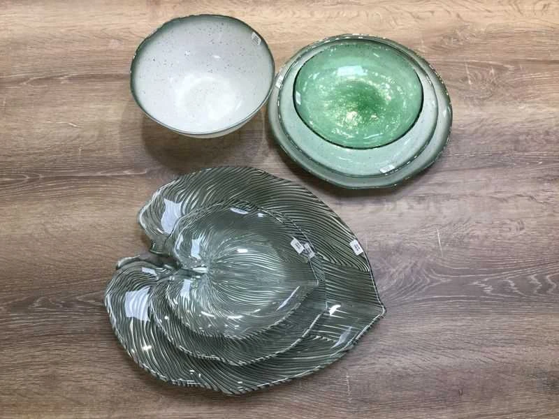 Eurofirany TERRA COLLECTION MONTENEGRO Lapo formos lėkštė, 38 X 34 X 4 cm, spalva: žalia