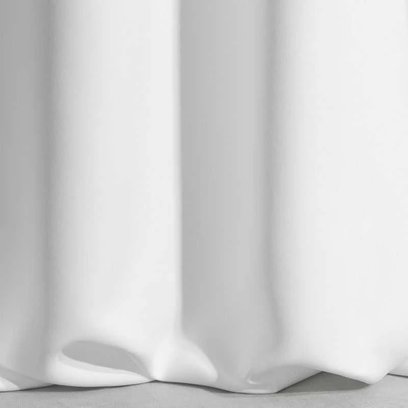 Eurofirany LOGAN blackout tipo temdanti naktinė užuolaida, 135X250 cm, kilpos / žiedai, spalva: balta