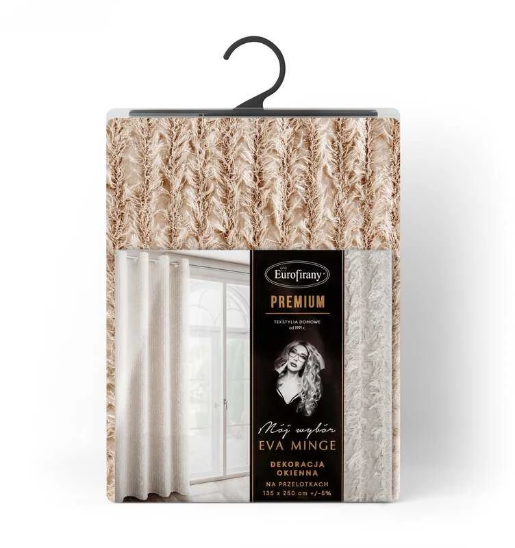 Eurofirany MH/Z/SELMA/BEIGE 135X250 PERDAVIMAS