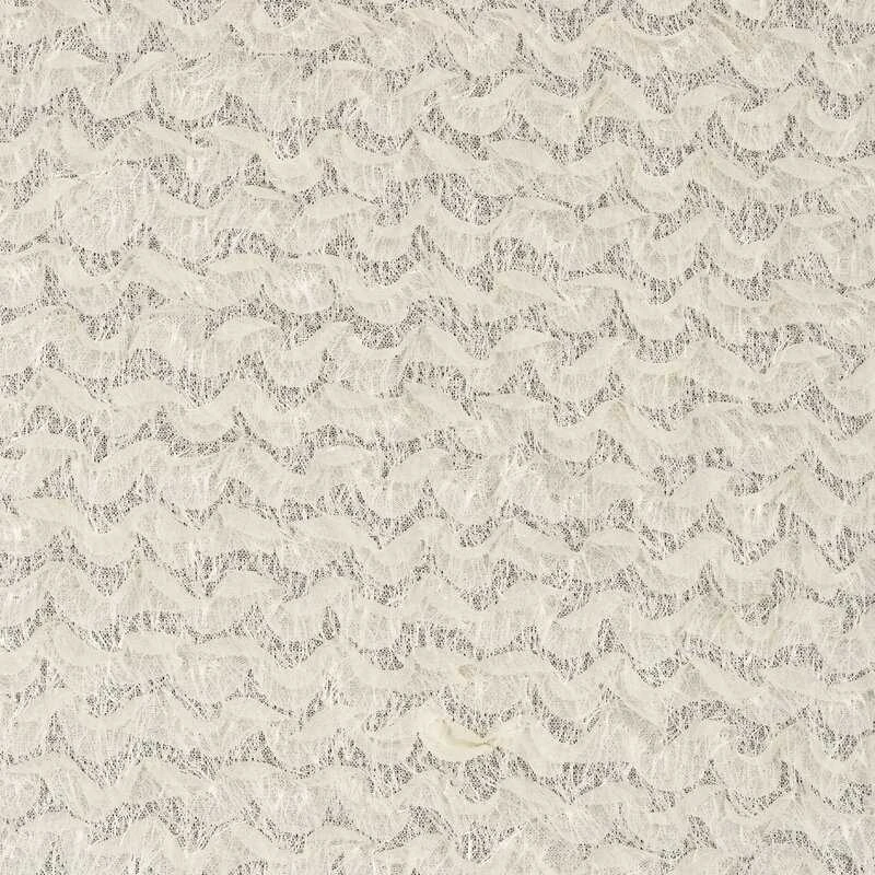 Eurofirany Tamsi kreminė Tiffany užuolaida, 135x250 cm, moherio siūlų dekoracija, tvirtinimas žiedais, poliesterio langų drapiruotė, svetainės dekoras