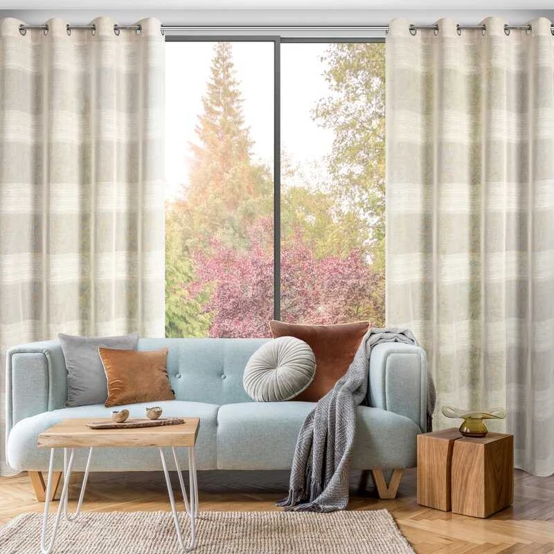 Eurofirany ZAS/AGATA/BEIGE 140X250 TRANSL.