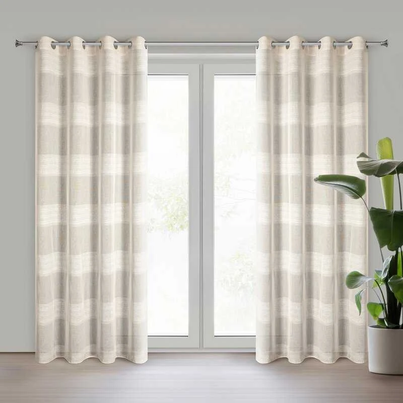 Eurofirany ZAS/AGATA/BEIGE 140X250 TRANSL.