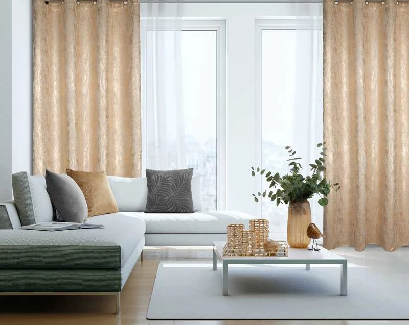 Eurofirany ZAS/ELISE/BEIGE+SZ 140X250 PERĖJIMAS