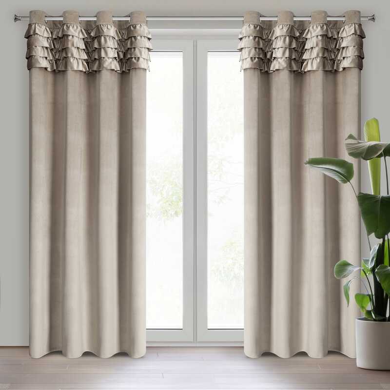 Eurofirany Euro užuolaidos ZAS/ERIN/BEŻ 140X250 SKAIDRUS