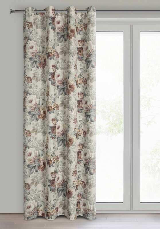 „Eurofirany ZAS/GABI/NAT+RUD 140X250 TRANSPARENT“