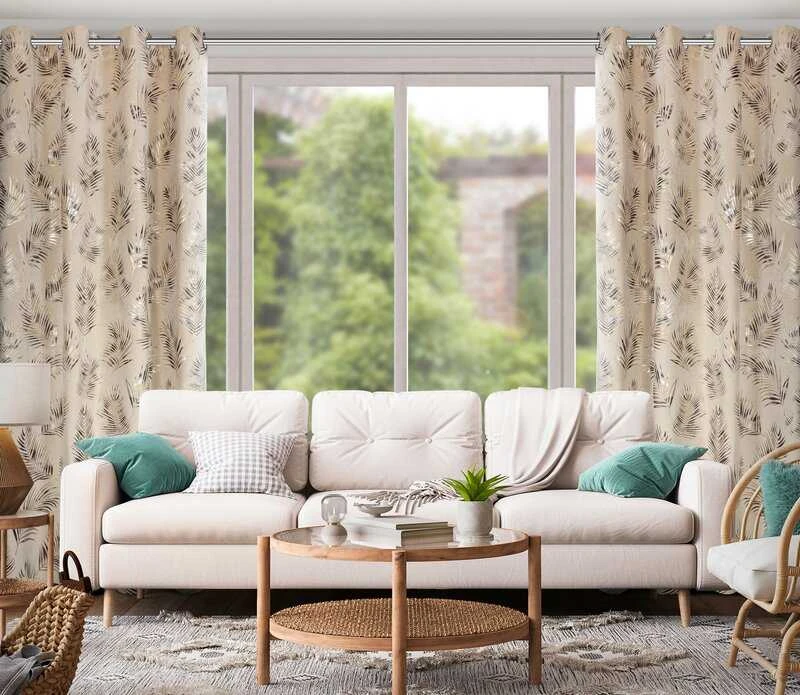 Eurofirany PAS/GLORIA2/BEIGE 140X250 PERDAVIMAS