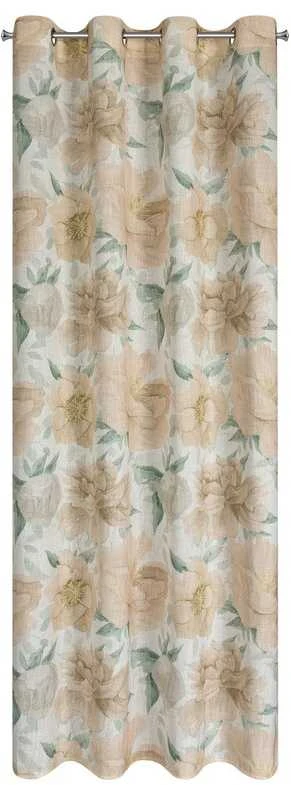 Eurofirany Euro užuolaidos ZAS/KARLA/NAT+RU 140X250 TRANSPARENT