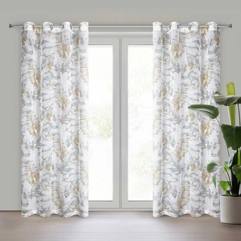 Eurofirany ZAS/LAYLA/SR+Pilkas 140X250 TRANSL